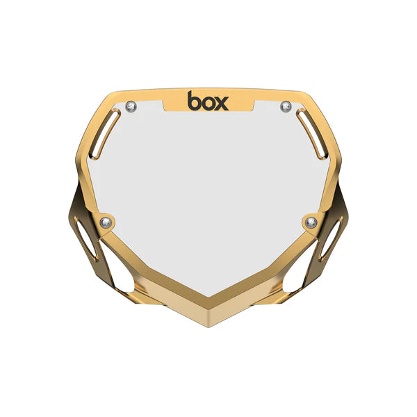 Plaque de guidon Box two chrome