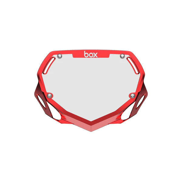 Plaque de guidon Box two chrome