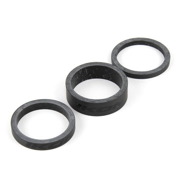Ensemble d'espaceur de guidon Ikon carbon - 1-1/8''