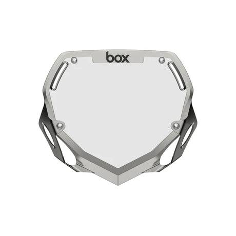 Plaque de guidon Box two chrome