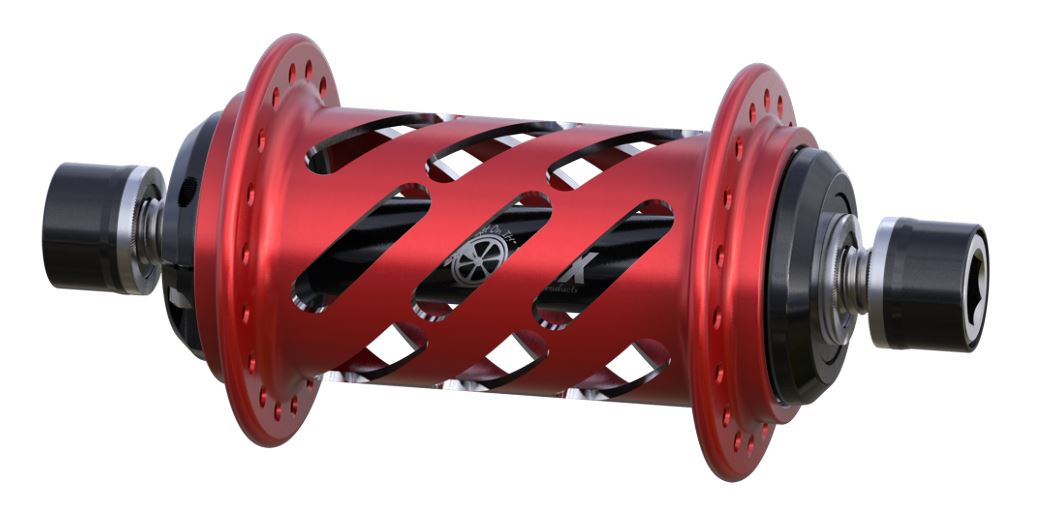Onyx BMX 100/10mm Bolt-on Helix Front Hub