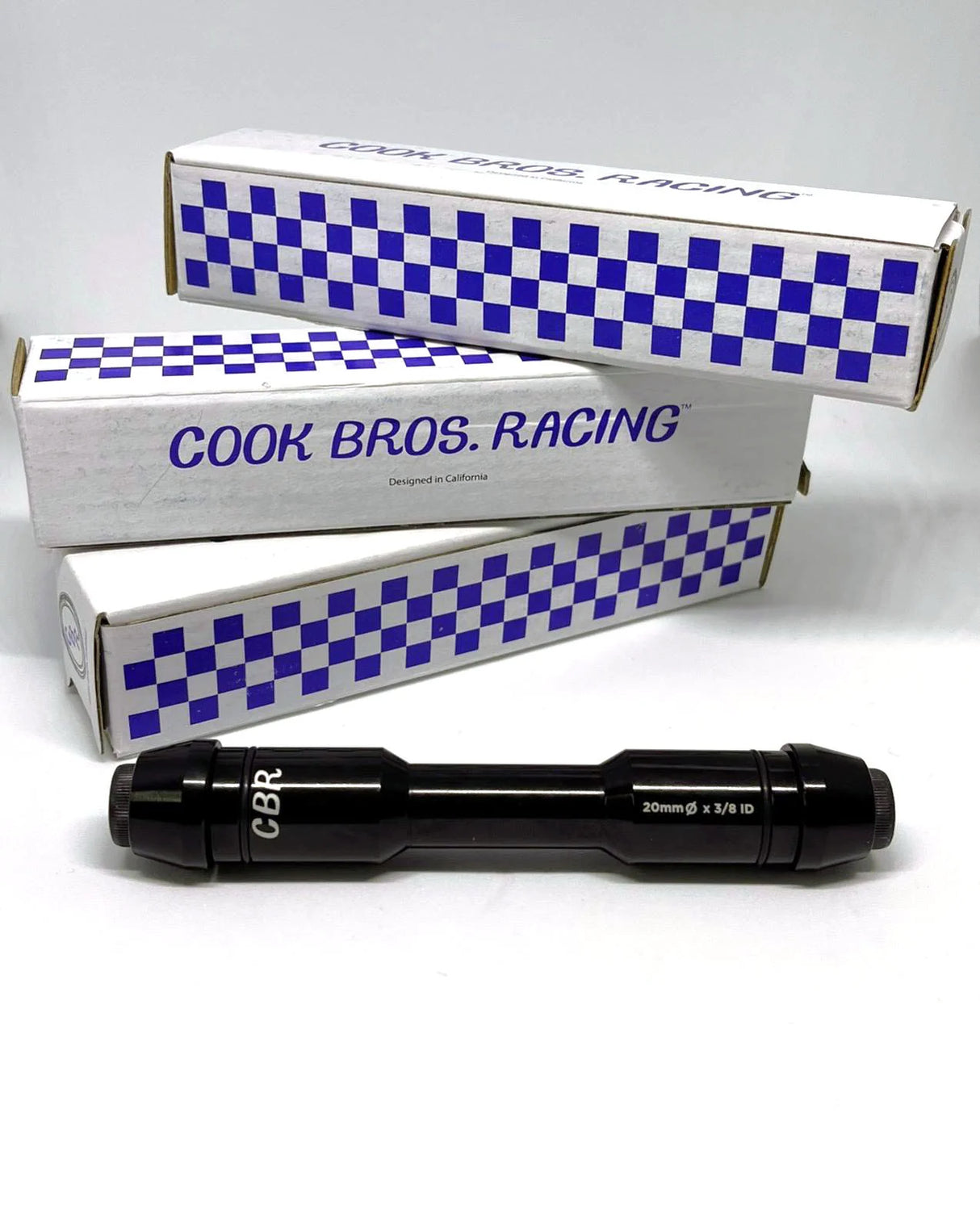 FRONT Cook Bros Racing conversion Axles 20mm-> 10mm