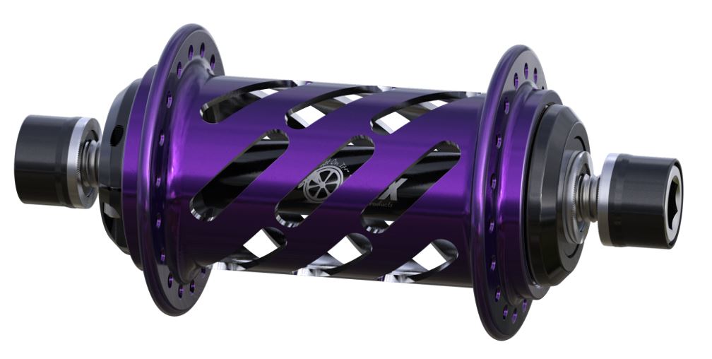 Onyx BMX 100/10mm Bolt-on Helix Front Hub